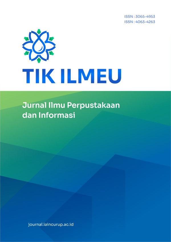 View Vol. 10 No. 1 (2026): Tik Ilmeu: Jurnal Ilmu Perpustakaan dan Informasi (Juni)